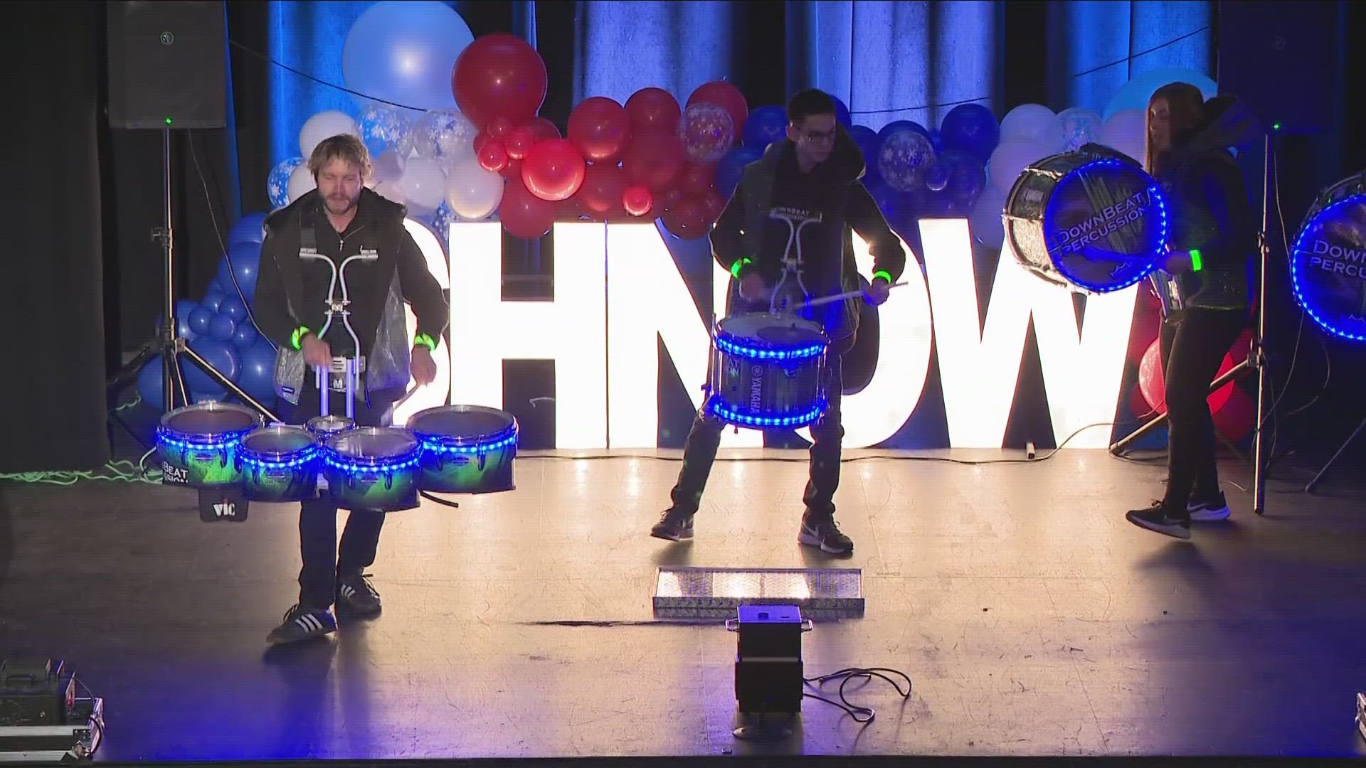 Offensive Lineman participates in his first talent show