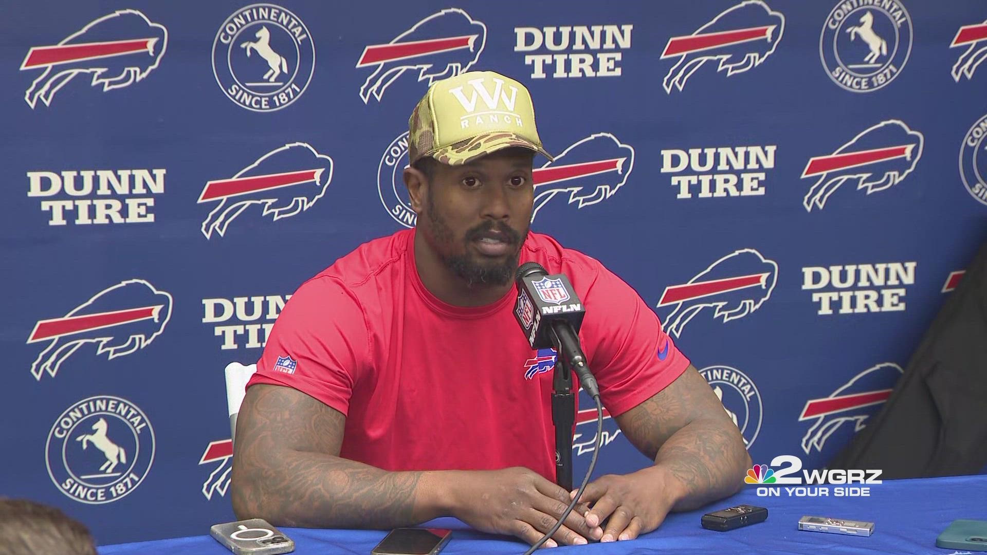 Bills' Von Miller looks ahead to Week 10 game with Minnesota Vikings