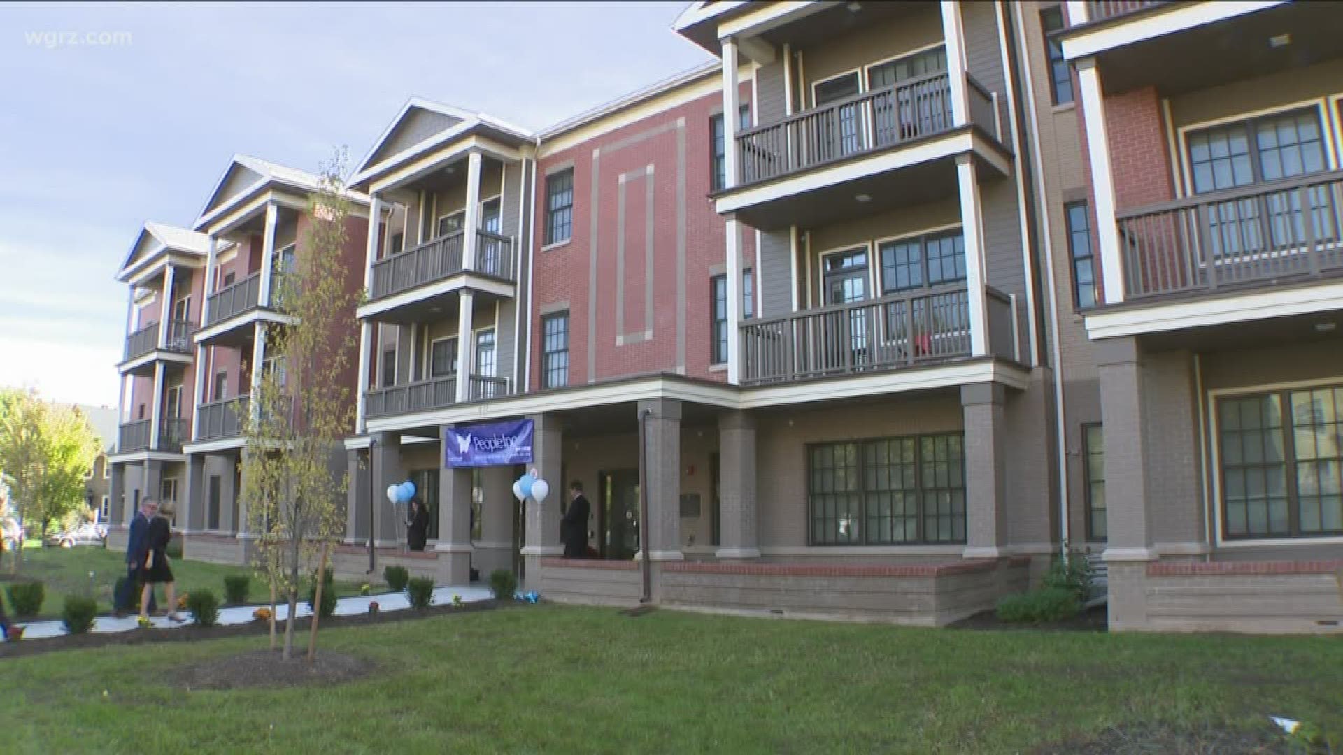Elected officials cut the ribbon on a new affordable senior housing development today. The nearly 12 million dollar project created 37 new apartments on Linwood Ave.