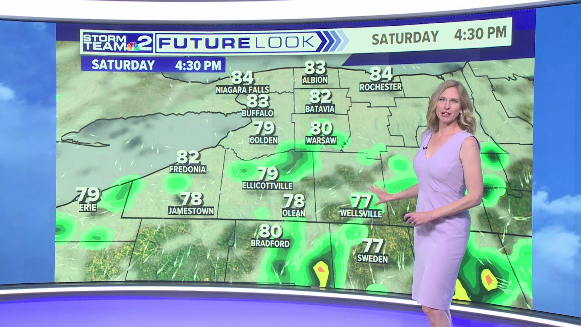 Storm Team 2 evening forecast with Jen Stanonis for Friday, August 2.