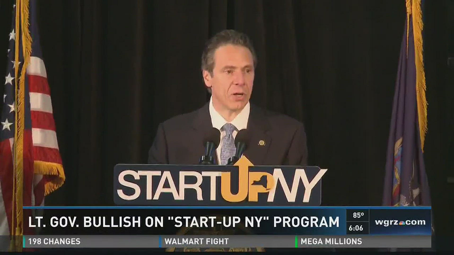 Lt. Gov. Bullish On "Start Up NY" Program