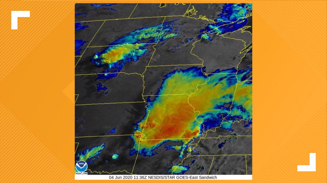 Rare weather phenomenon develops over the Missouri Valley