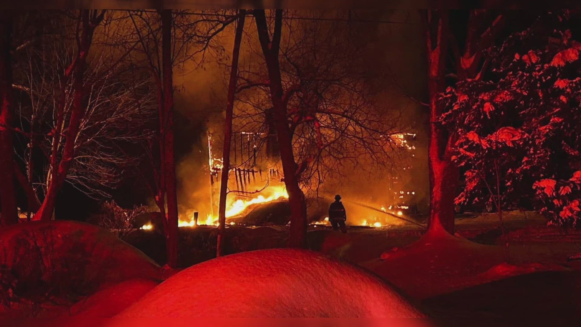 Devastating house fire in Clymer, NY