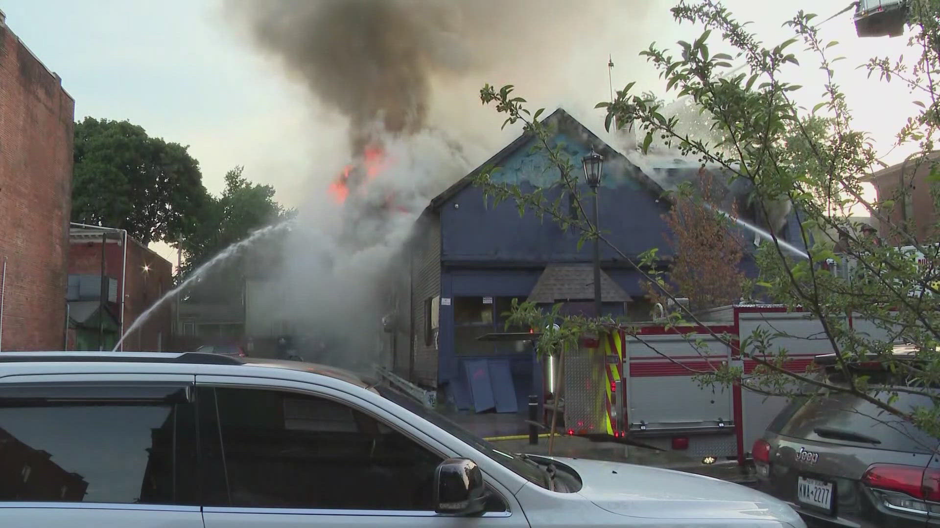 BURNS IS NOW FACING TWO COUNTS… BOTH "ARSON OF A BUILDING" AND "ATTEMPTED ARSON OF A VEHICL