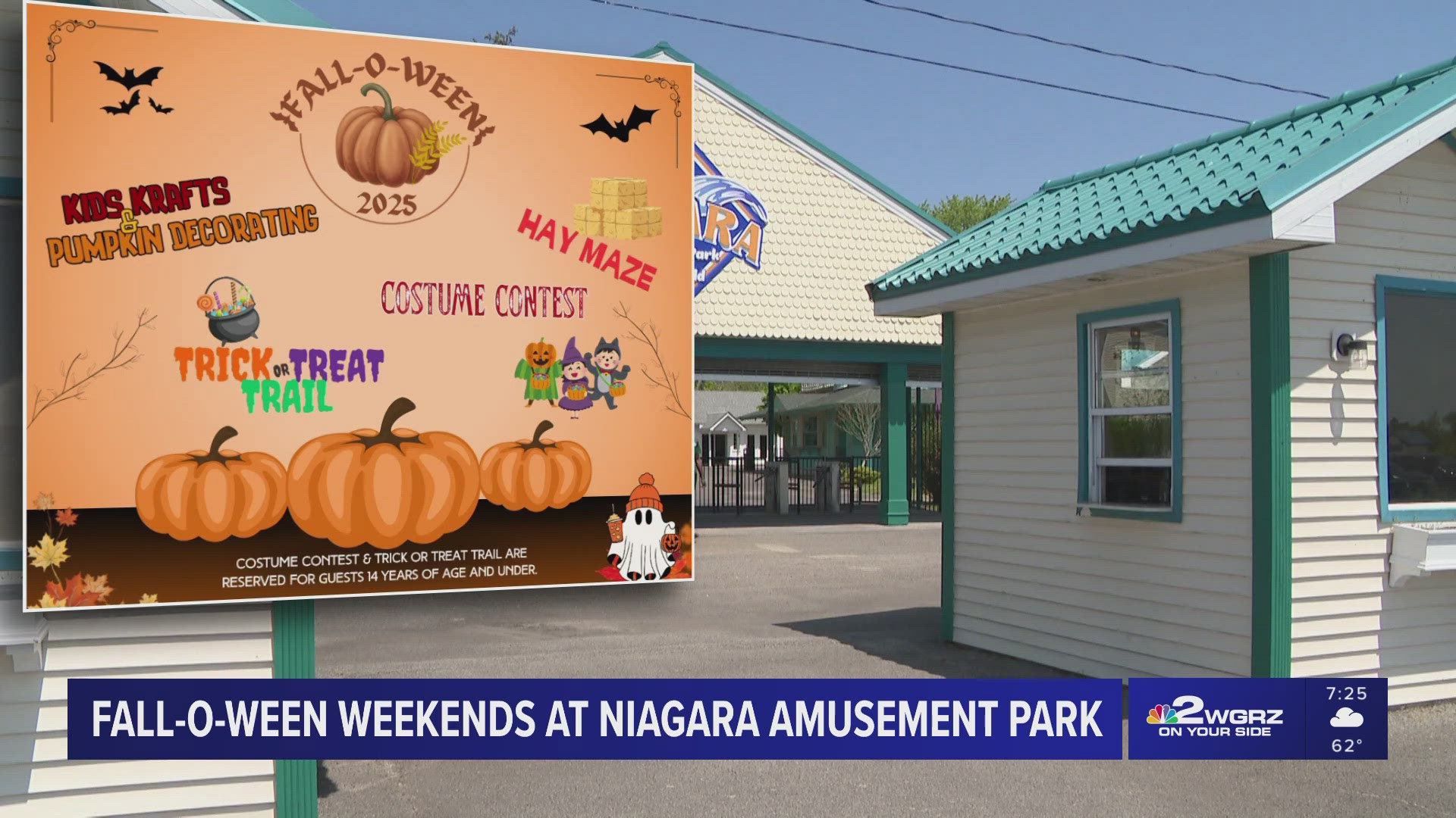 Niagara Amusement Park and Splash World launches Fall-O-Ween Weekends on Sep. 6 with festive activities and spooky fun.