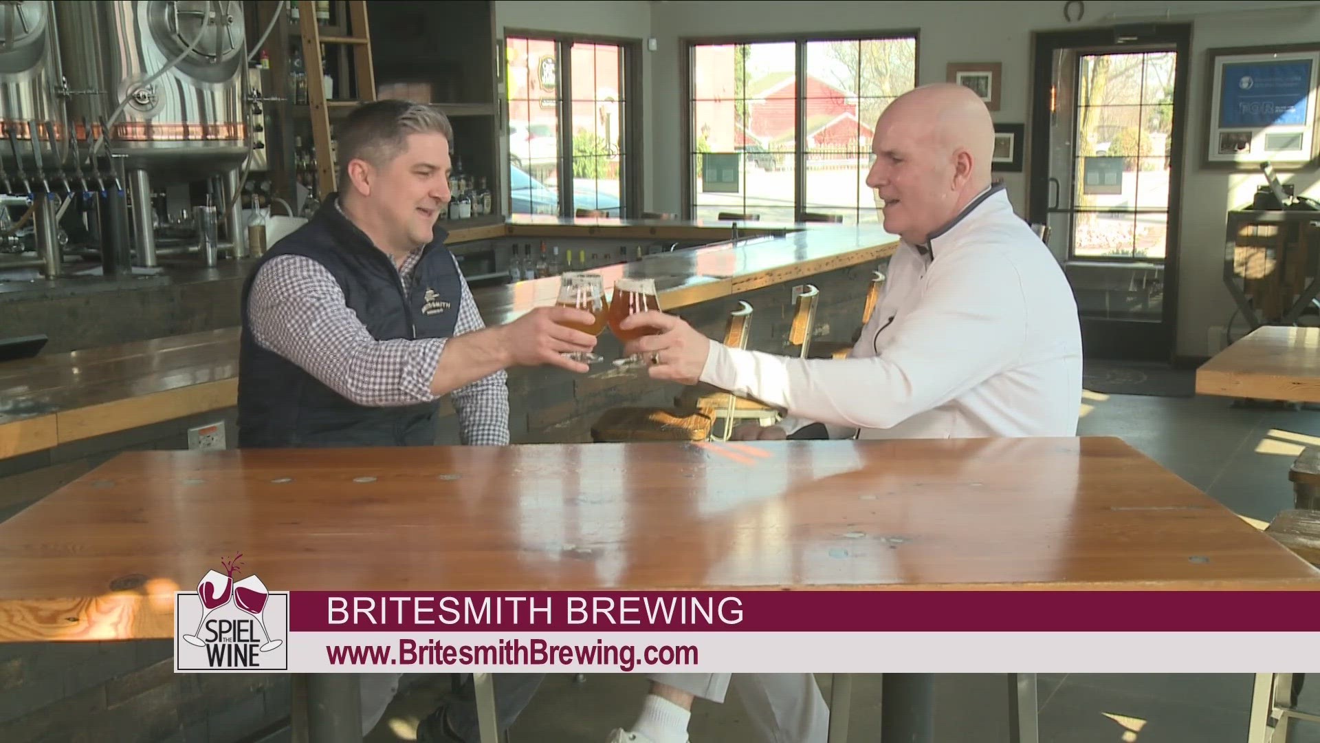 Spiel the Wine -- April 29 -- Segment 3 THIS VIDEO IS SPONSORED BY BRITESMITH BREWING