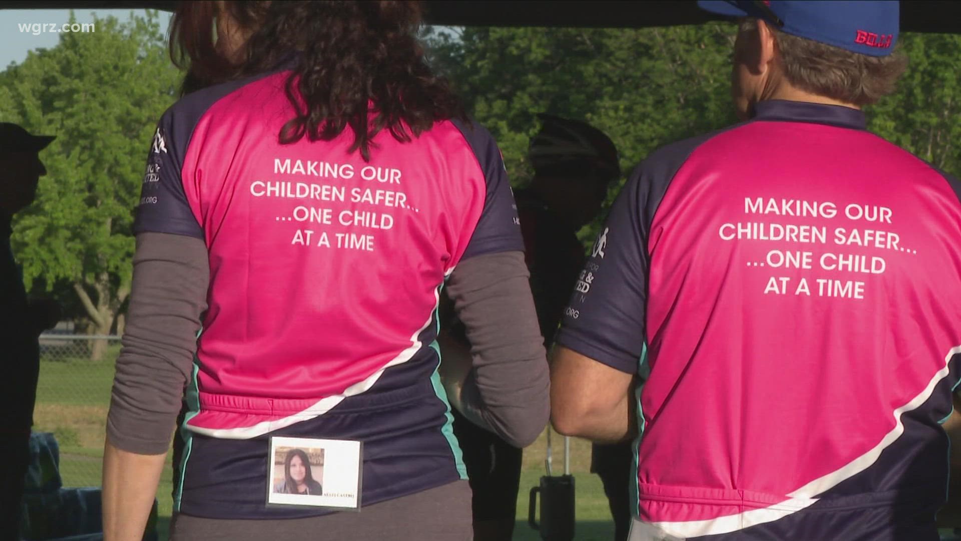 The ride for missing children returned to the streets of Erie County. Cyclists made the 100-mile trek around the county ending at Cheektowaga Town park.