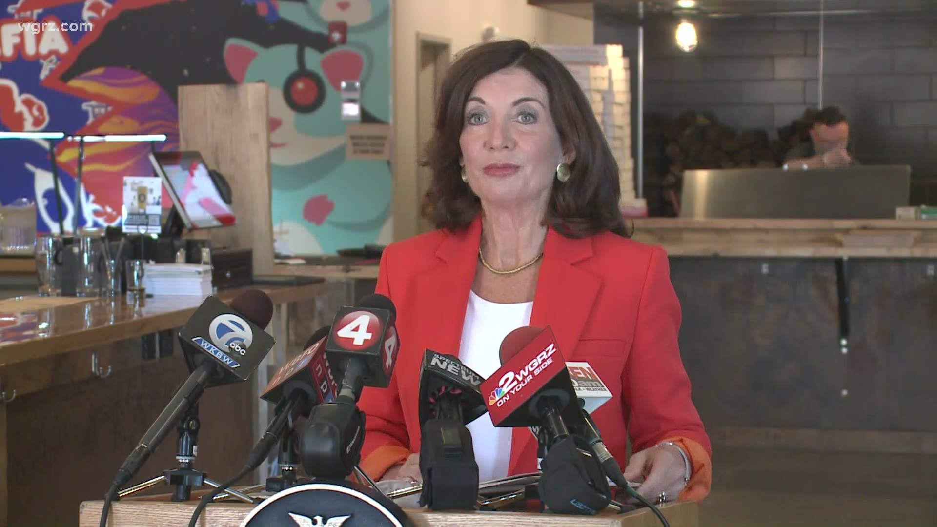 Lt. Gov. Kathy Hochul congratulated WNY on the eve of opening up for Phase 3.