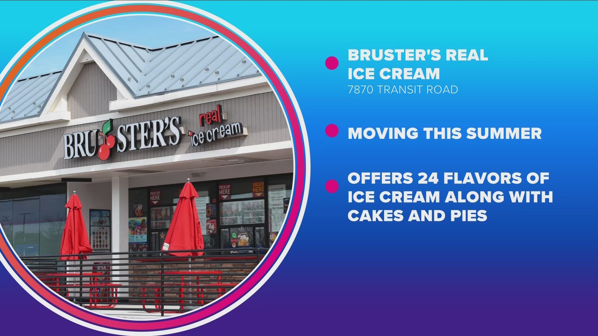 Bruster's Real ice Cream is coming to 78-70 Transit Road this summer