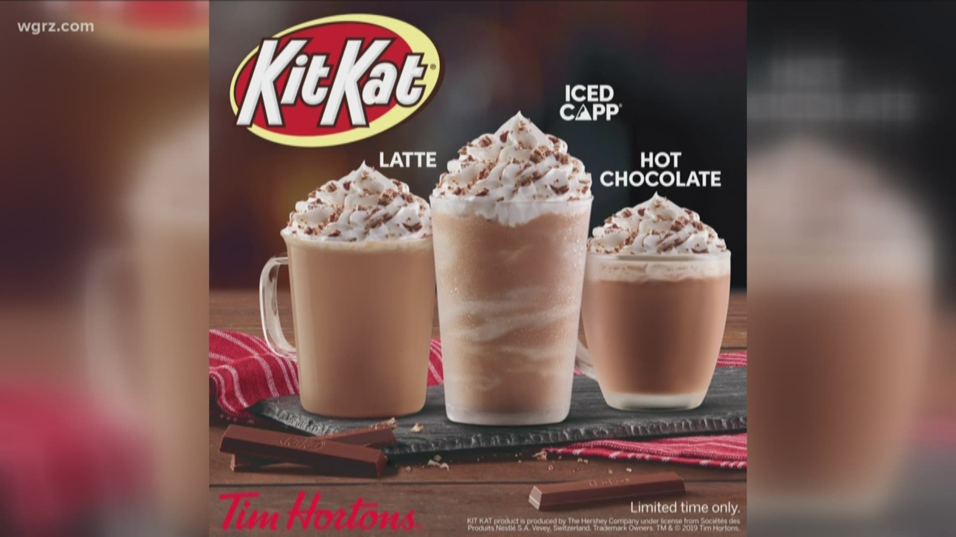 Tim Hortons launches Kit Kat drink menu