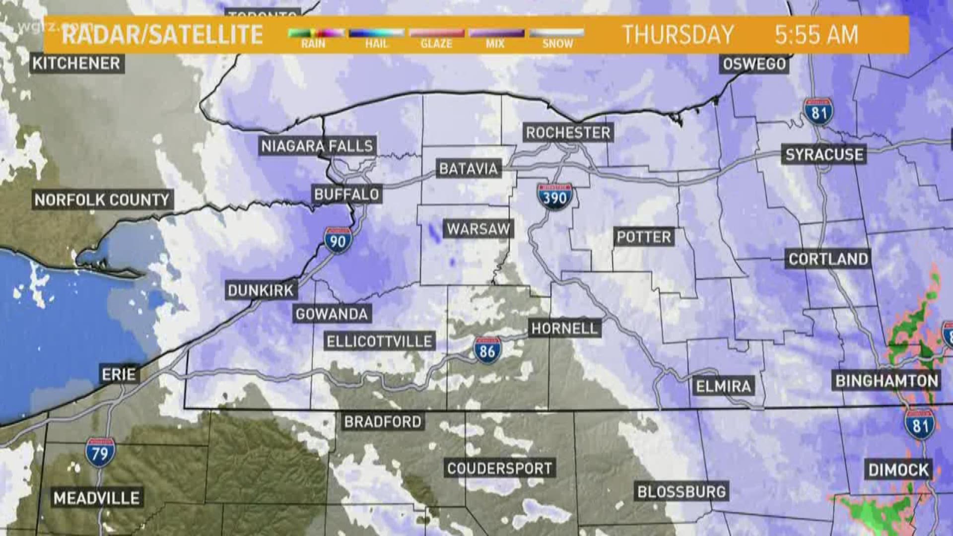 Blizzardlike conditions expected across WNY today