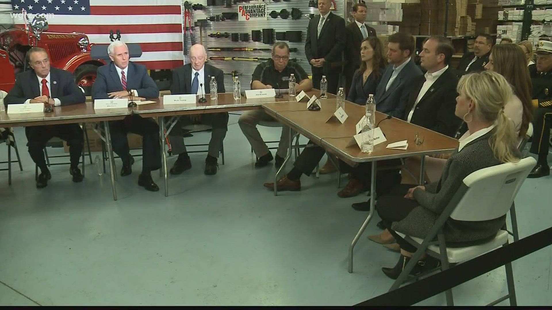 VP Pence Talks Tax Reform With Small Business