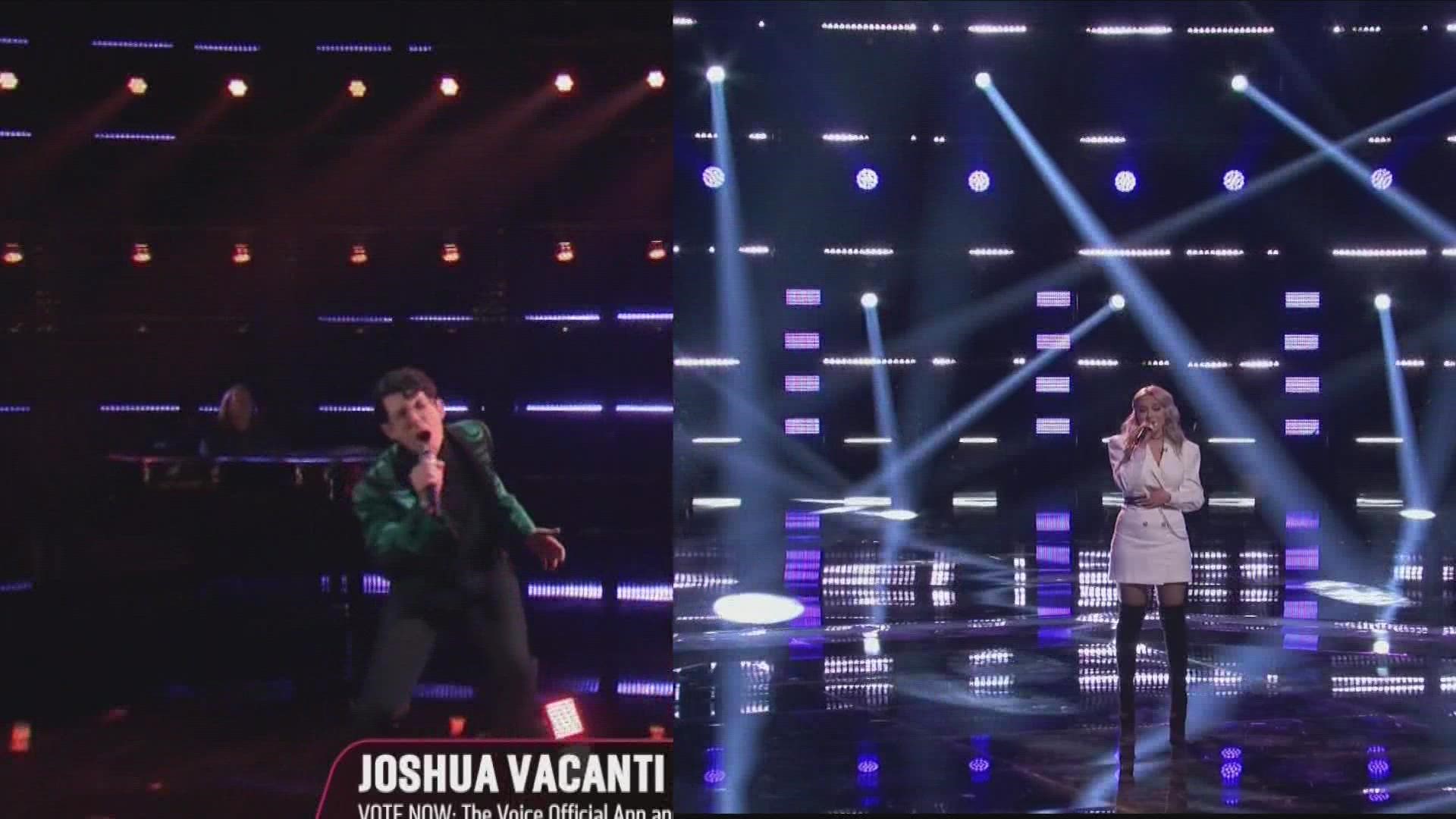 Cami Clune and Joshua Vacanti made names for themselves as finalists in NBC's The Voice.