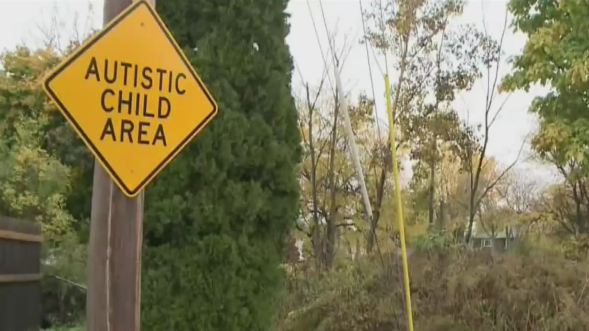 "Autistic Child Area" street signs approved