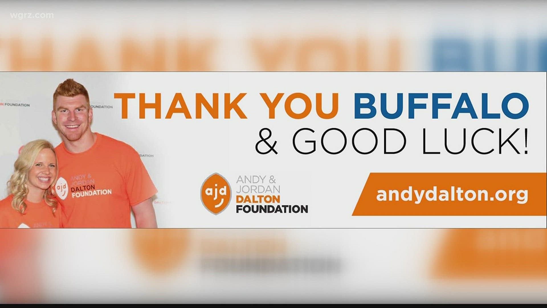 Bills fans thanking Bengals' Andy Dalton with donations to his