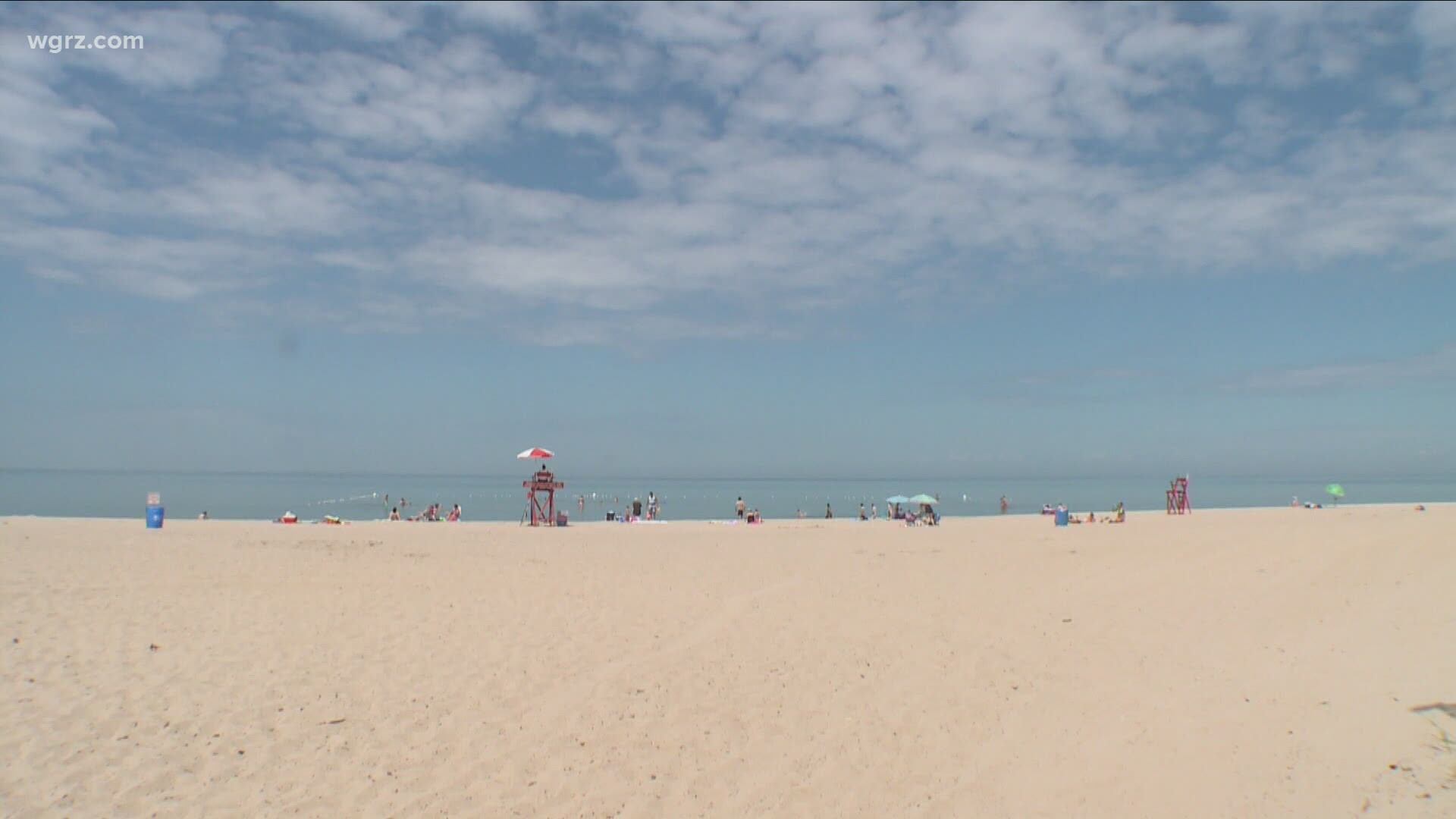 Beach opens Friday for swimming, playgrounds at county parks sometime next week | wgrz.com