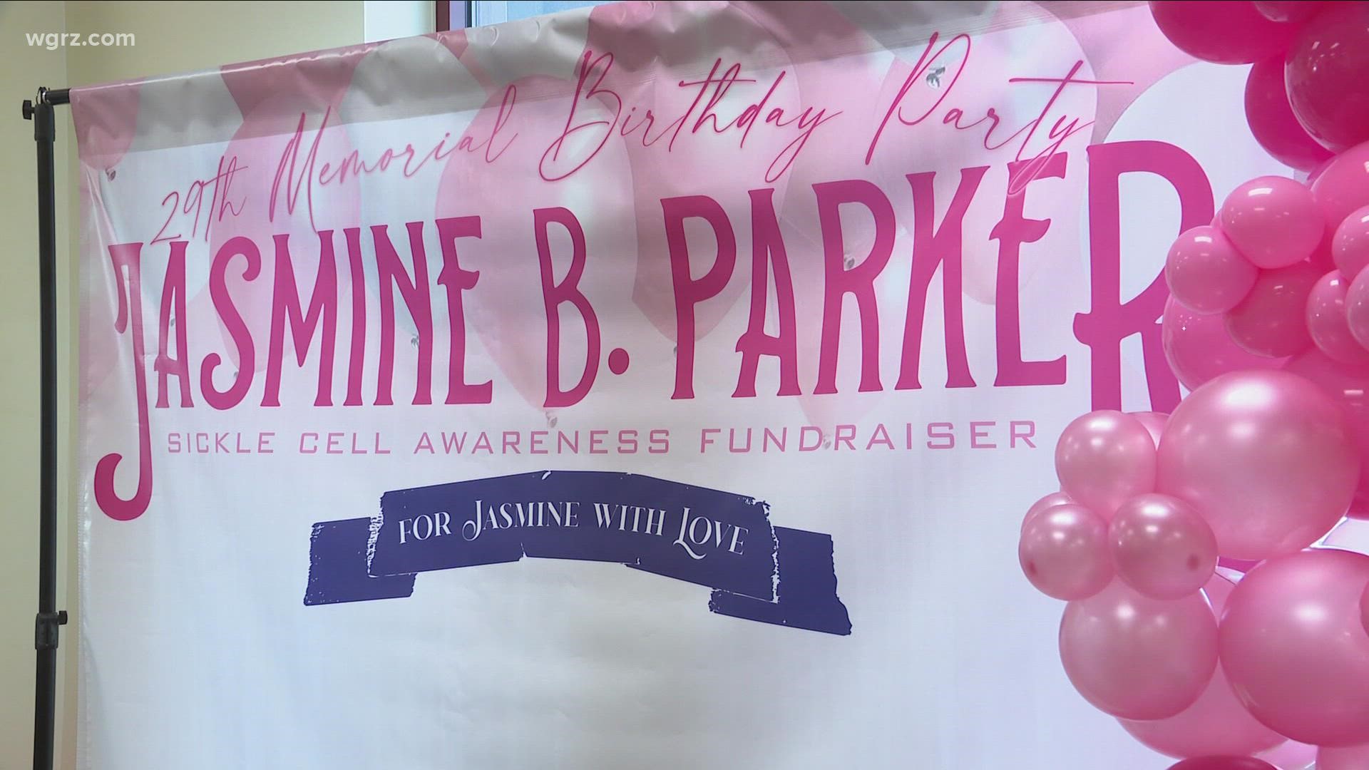An event at the Johnnie B Wiley Sports Pavilion raised money for sickle cell awareness. It was a memorial birthday party to honor Jasmine Parker.