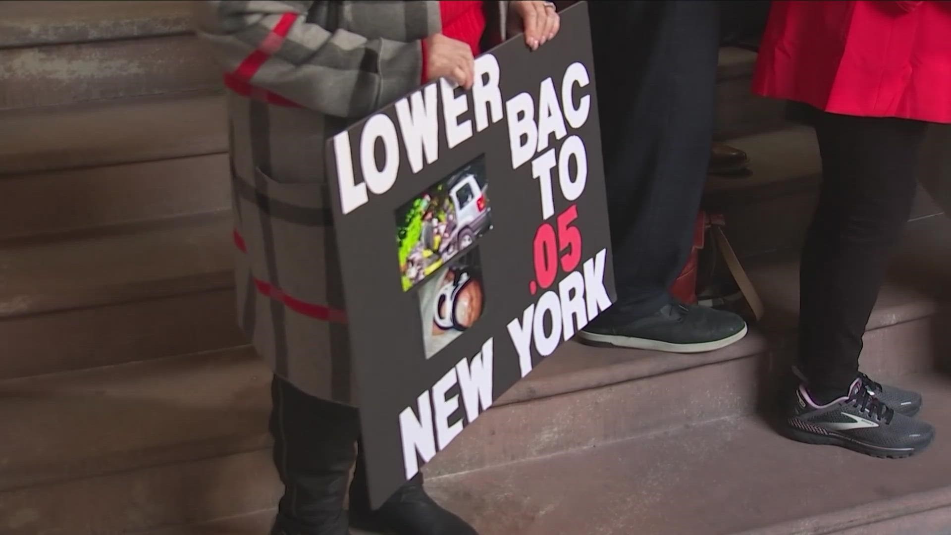 Push to lower BAC level in New York State from .08 to .05