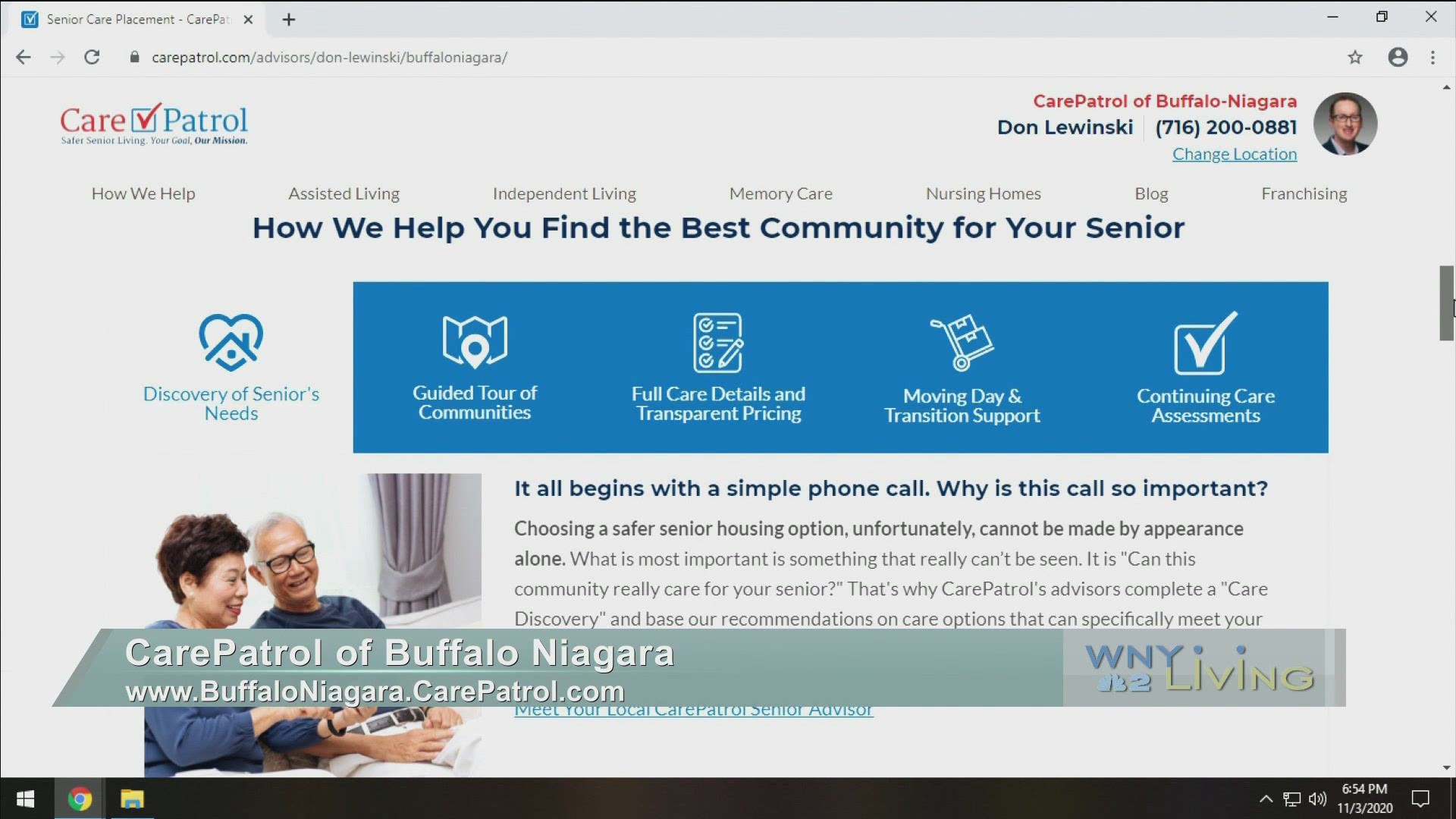 WNY Living - November 7 - CarePatrol of Buffalo Niagara (THIS VIDEO IS SPONSORED BY CAREPATROL OF BUFFALO NIAGARA)