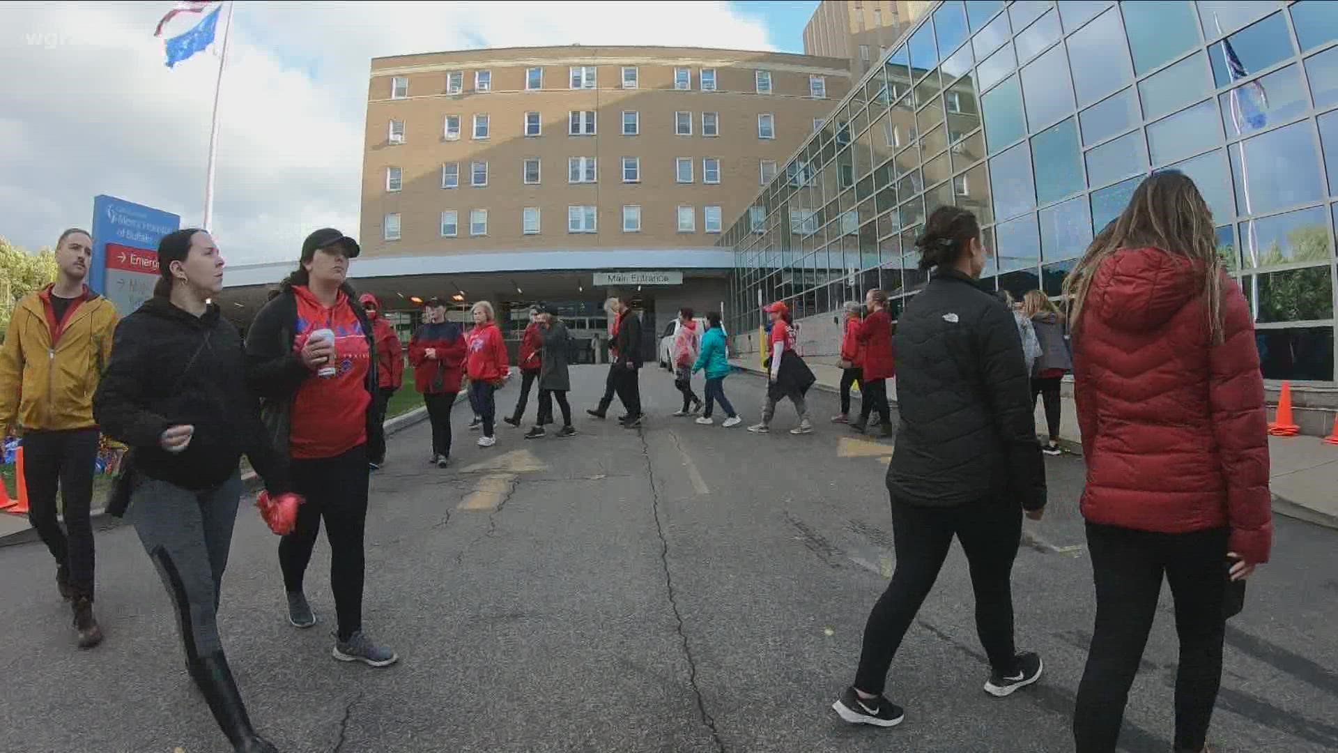 Just about anyone who works in a local hospital or has needed a hospital, has felt the impact from the strike at South Buffalo Mercy.