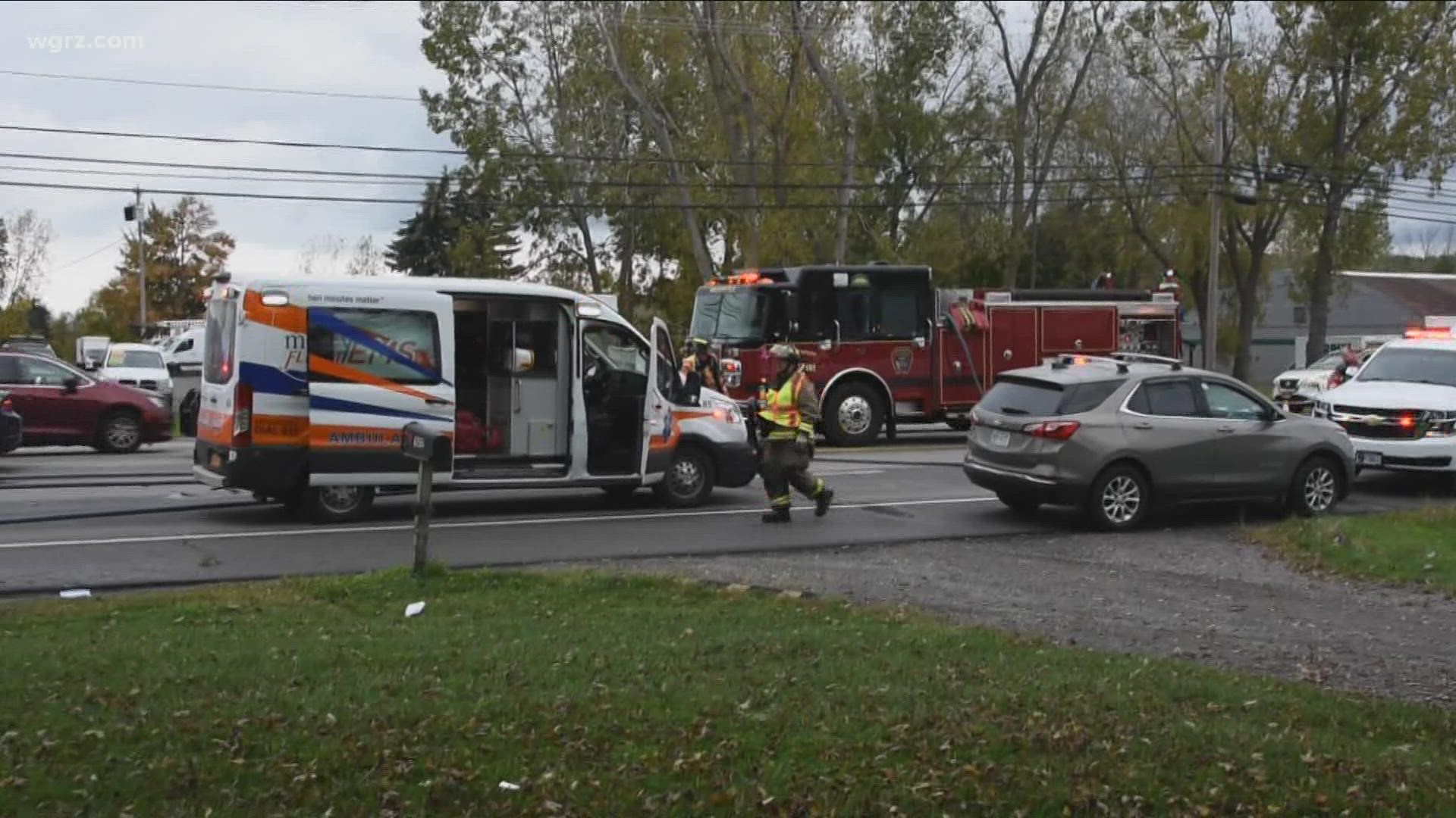 Serious car crash into tree on Transit