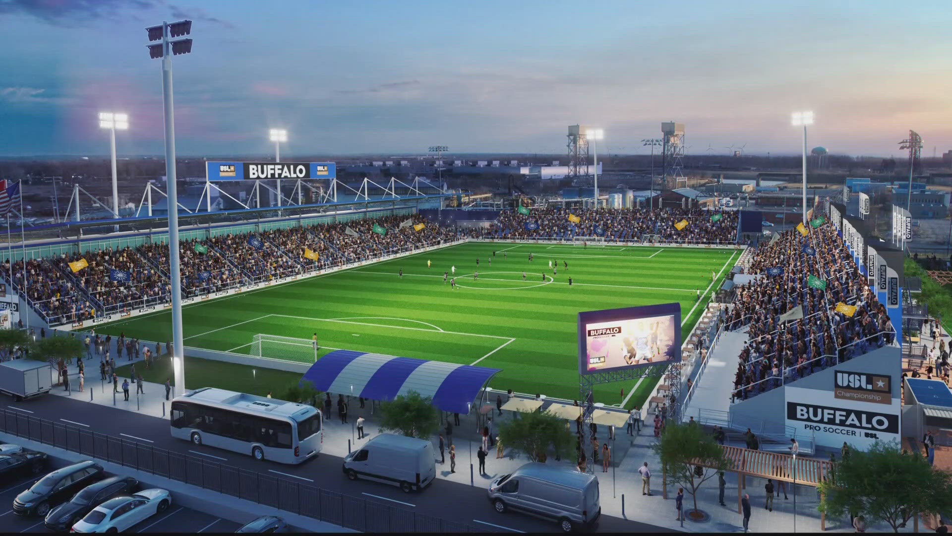 Buffalo Pro Soccer drops Elk and Lee Streets stadium plan over PVS Chemicals disputes.