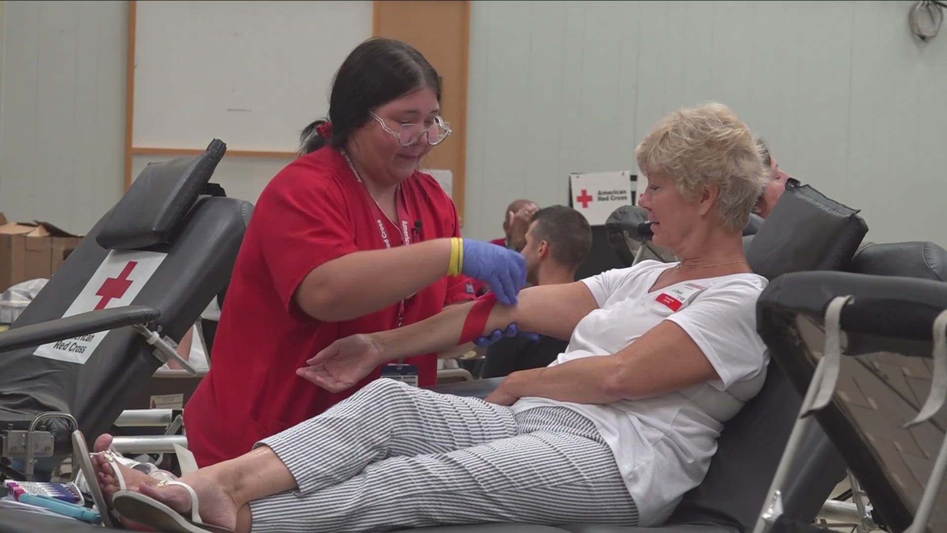 The Red Cross is experiencing an emergency blood shortage