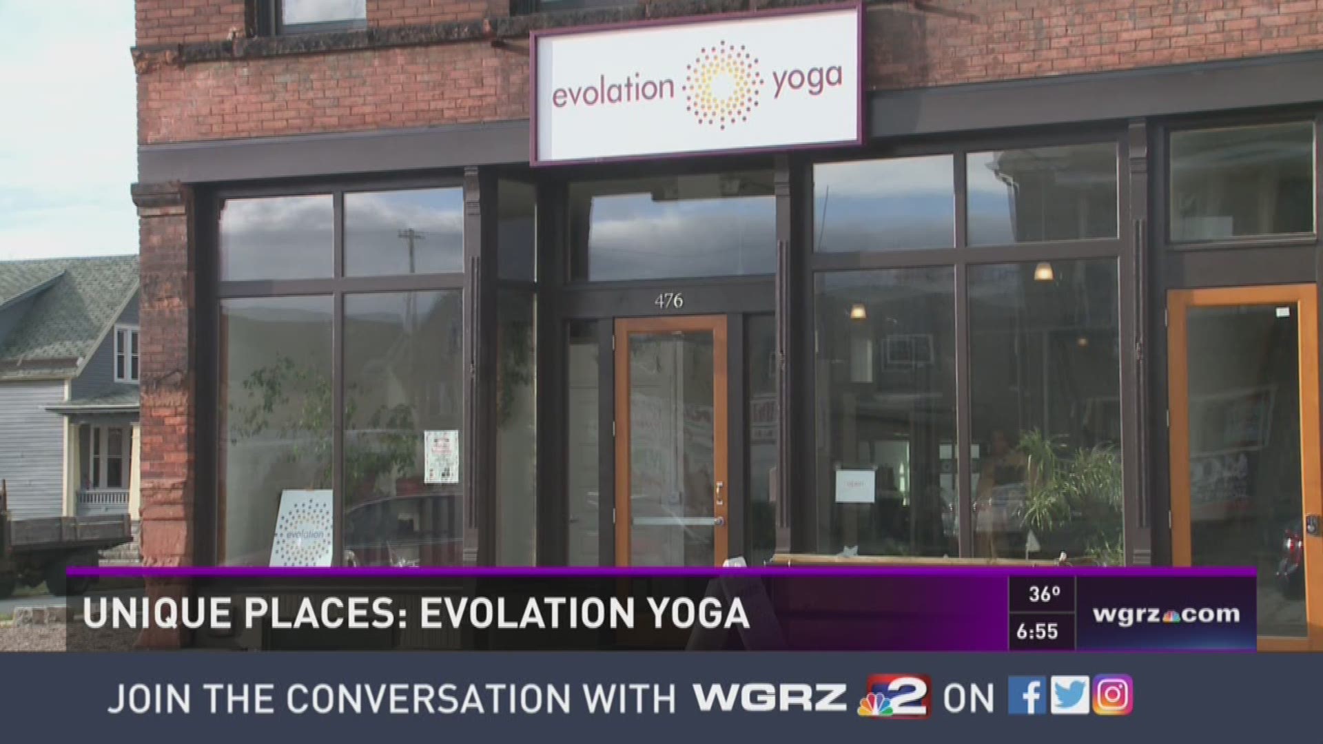 Channel 2's Claudine Ewing checks out Evolation Yoga in Buffalo's Five Points business district.