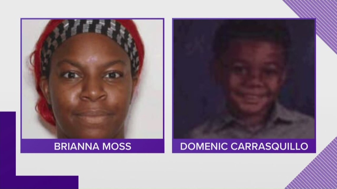 They say 24-year-old Brianna Moss does "not" have legal custody of 5-year-old Domenic Carrasquillo...