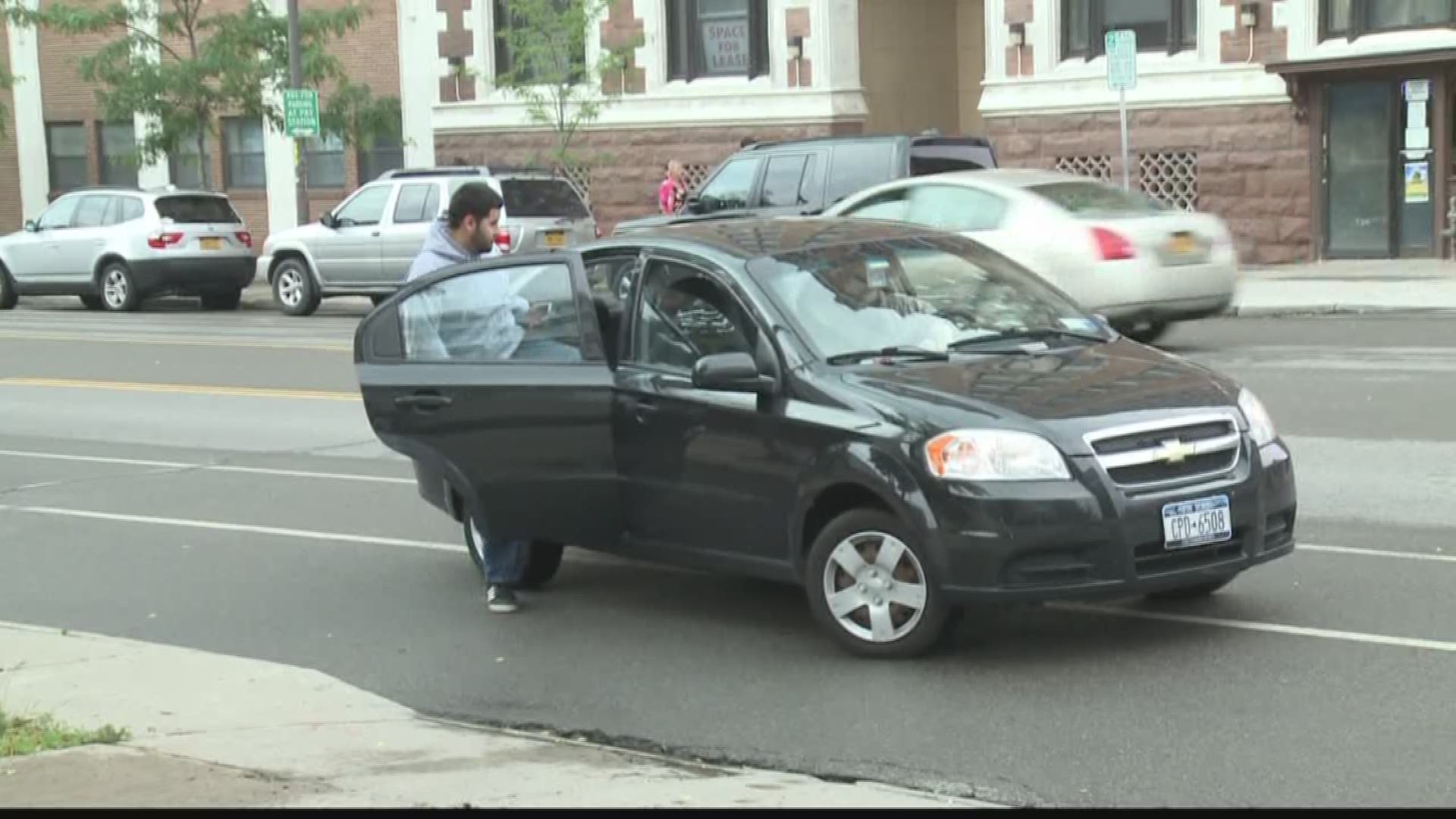 Channel 2's Heather Ly talked with concertgoers who took Uber and Lyft to Rockin' at the Knox.