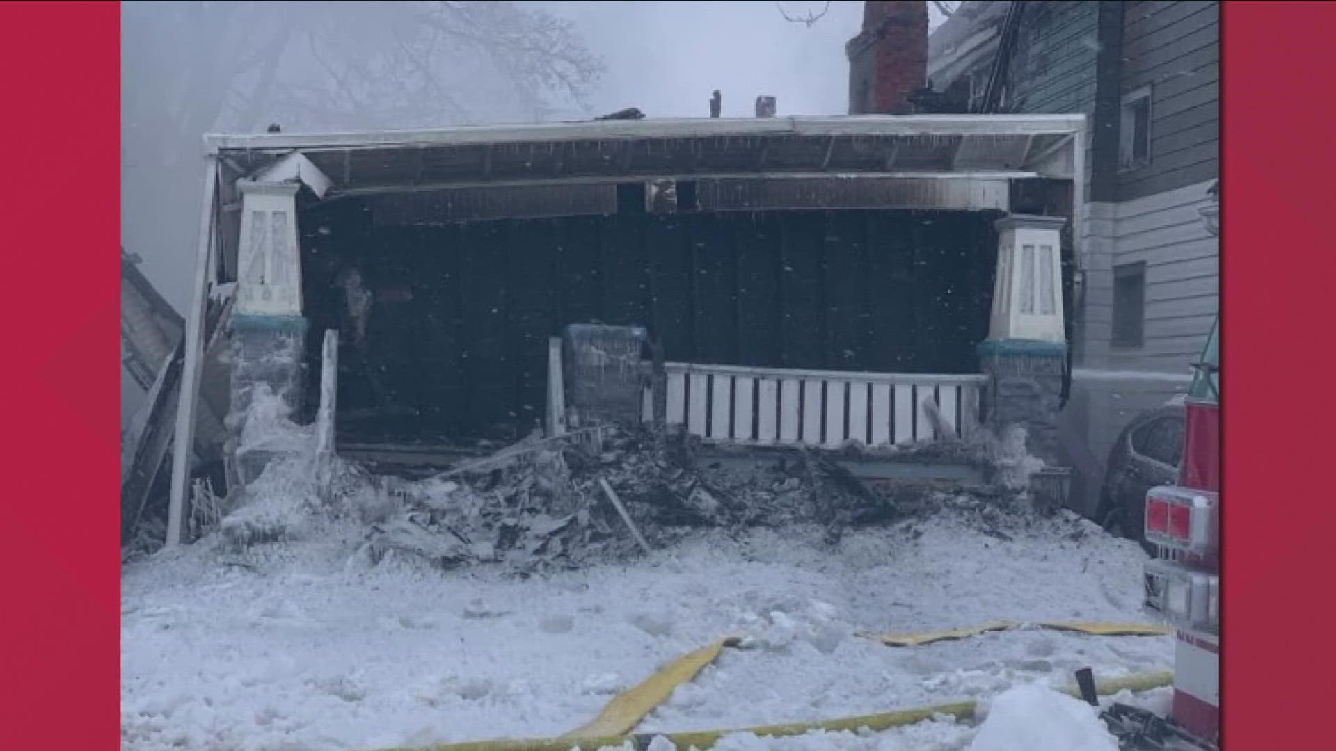 On Monday, a house fire in Buffalo spread to three nearby homes on Lonsdale Road and left 20 people in need of help.