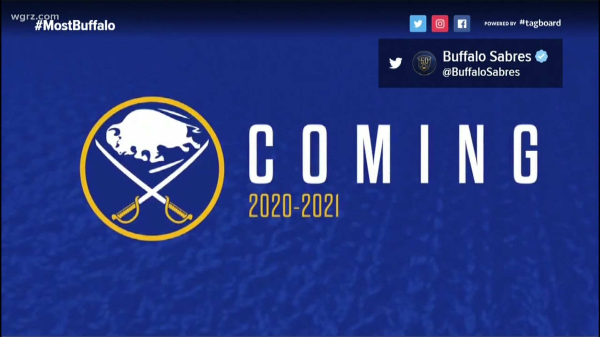 Sabres making Jersey change for 2020-21 season