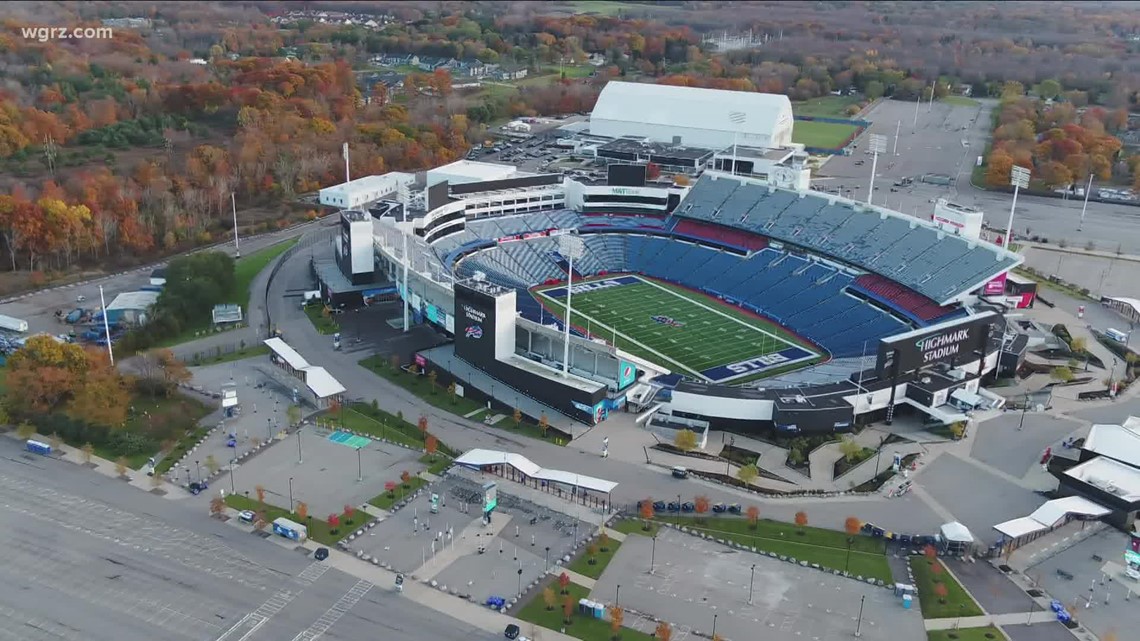 Drone Shots Of Construction At The New Highmark Stadium!, View From The  Top