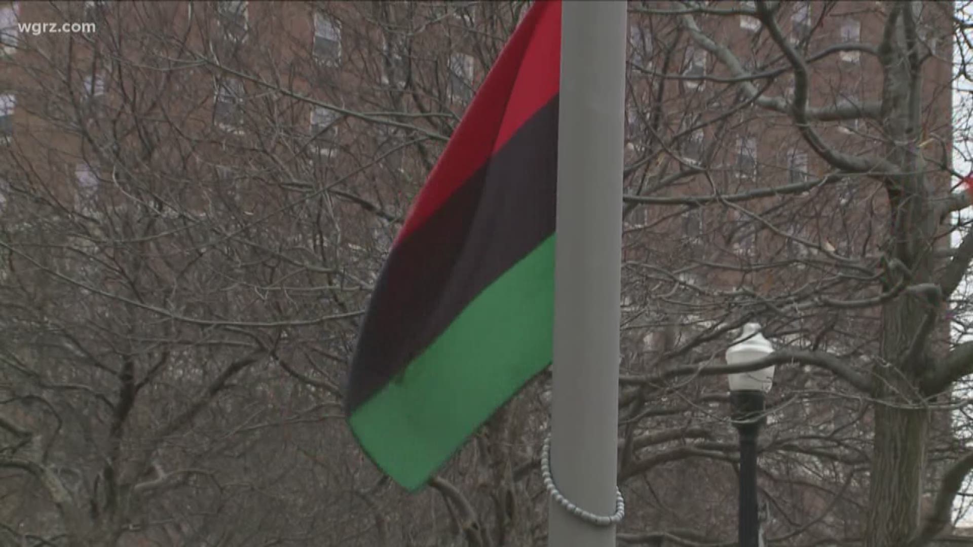 Flag Raising kicks off the first day of Kwanzaa