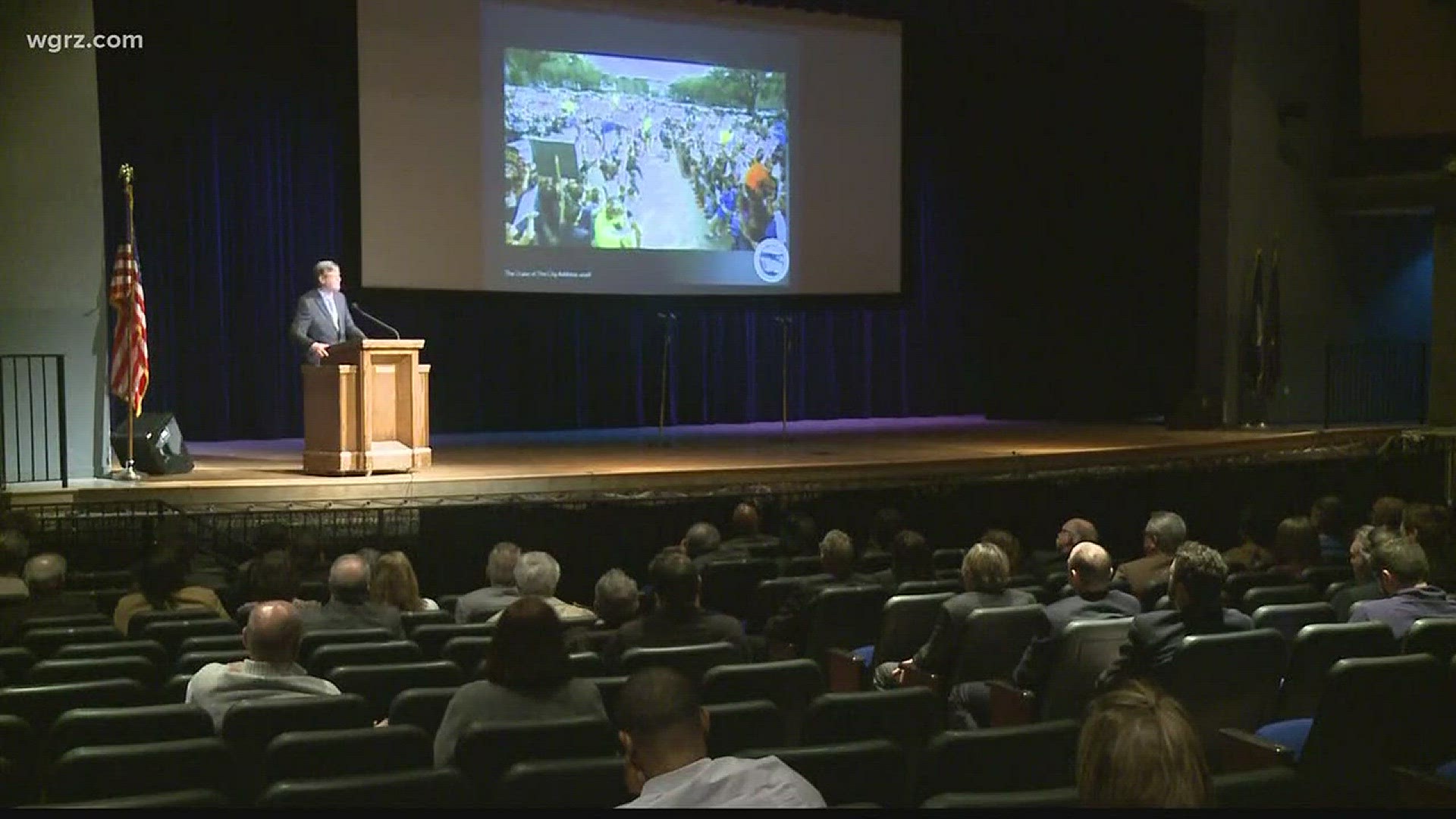 Despite speaking for 49 minutes, Mayor Paul Dyster mostly touched on things already announced.