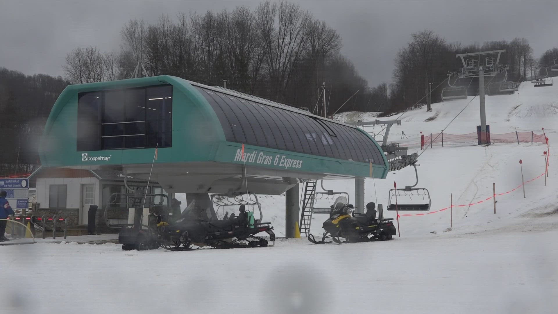 Ski season started today at Holiday Valley