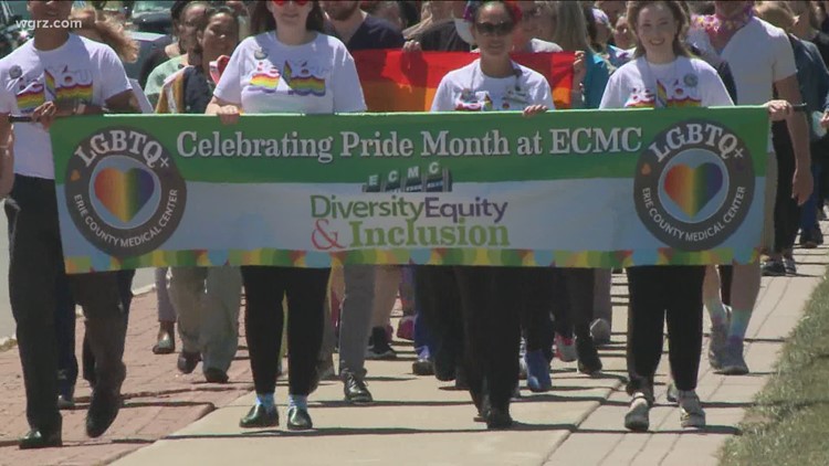 ECMC celebrates LGBTQ+ community with Pride walk