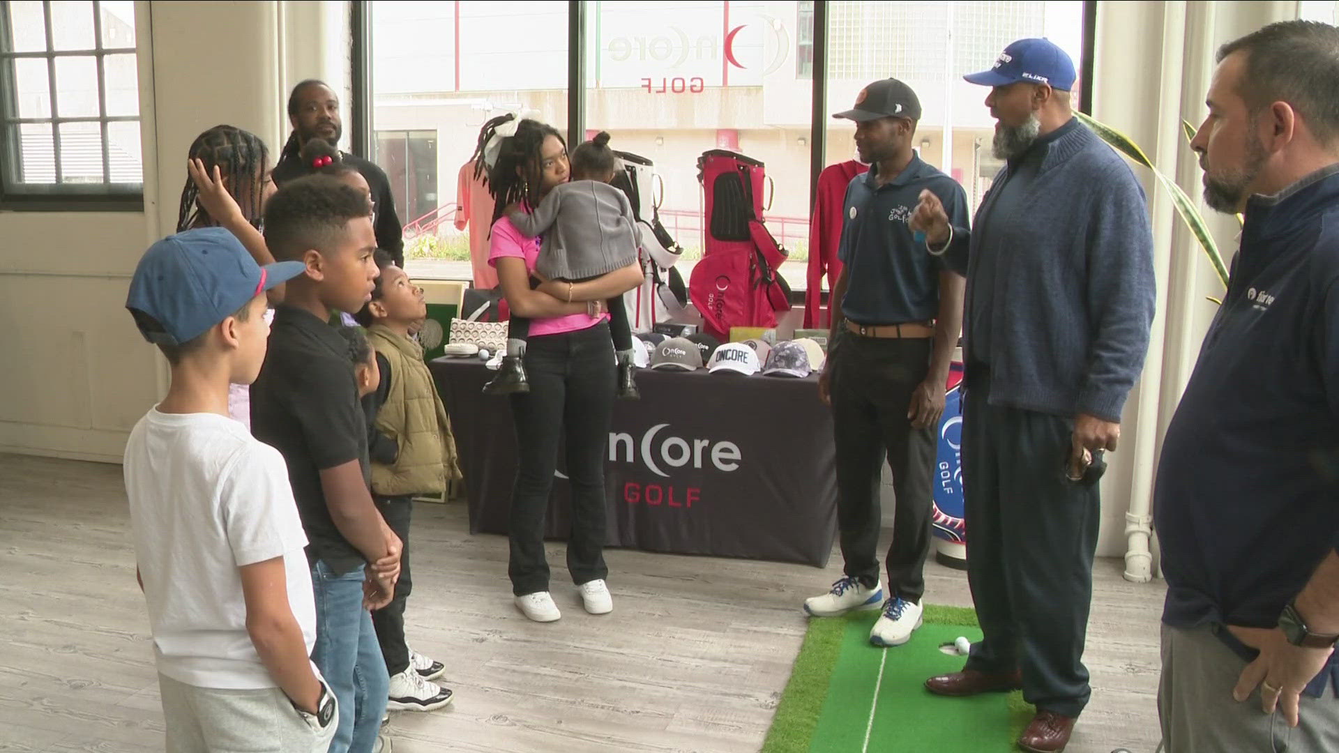 Most Buffalo: 'Children participate in free golf clinic'