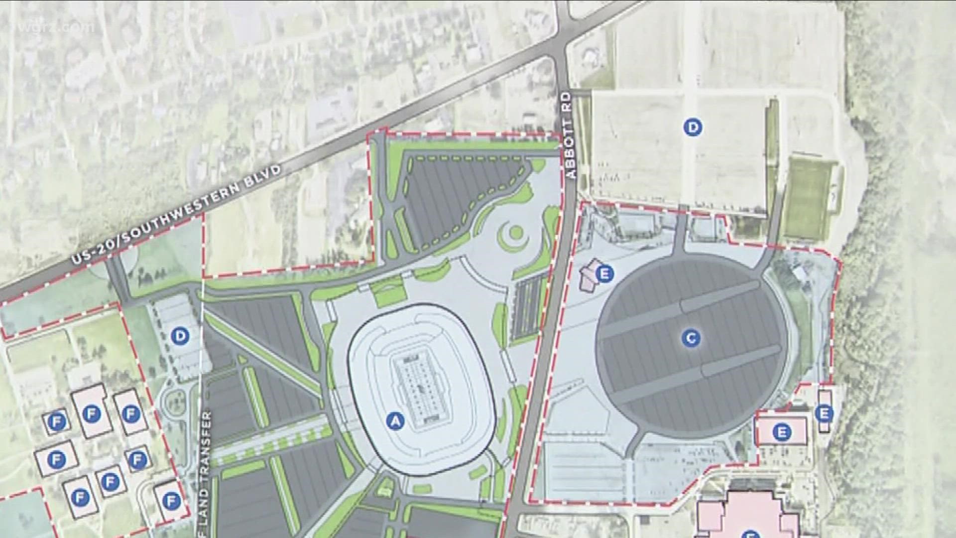 Bills stadium site plans and public opinion