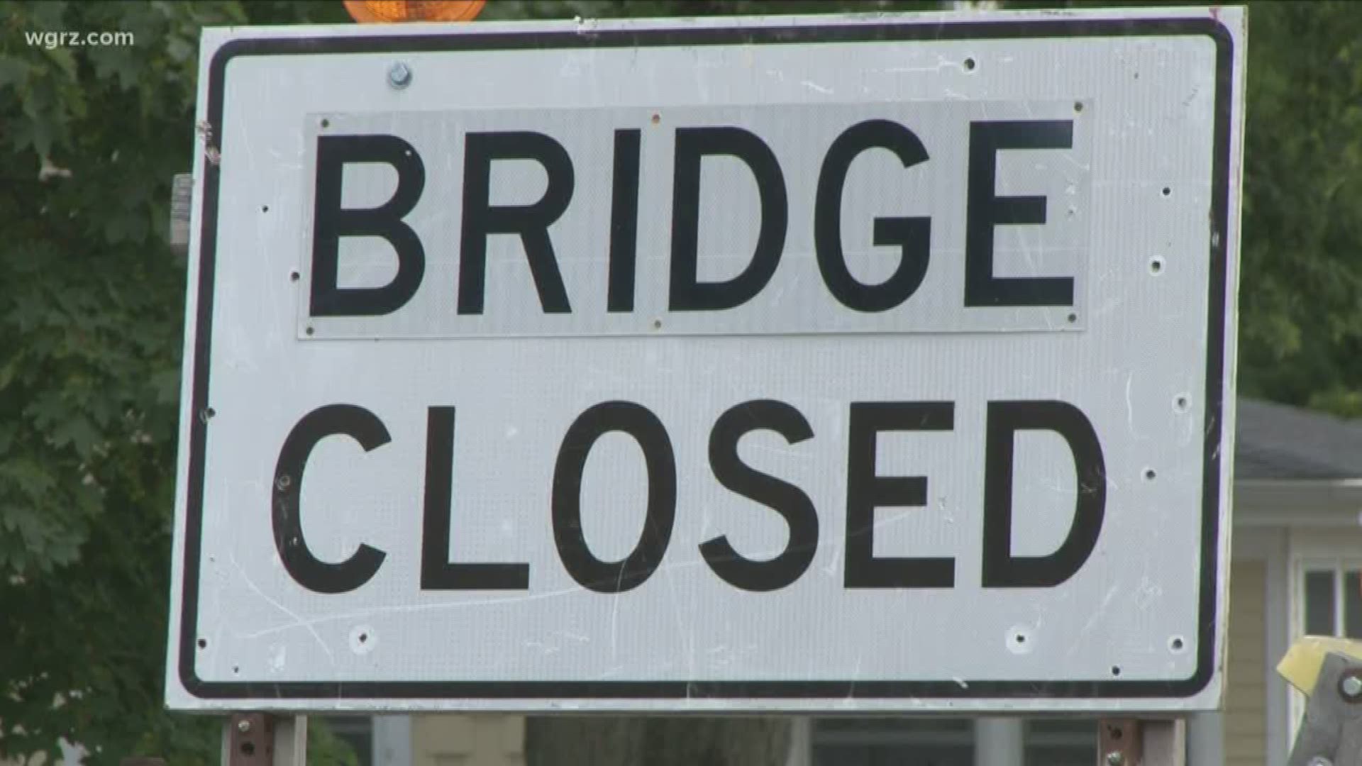 East Eden Road bridge is still closed to traffic.
Town officials originally thought it would be done by now.