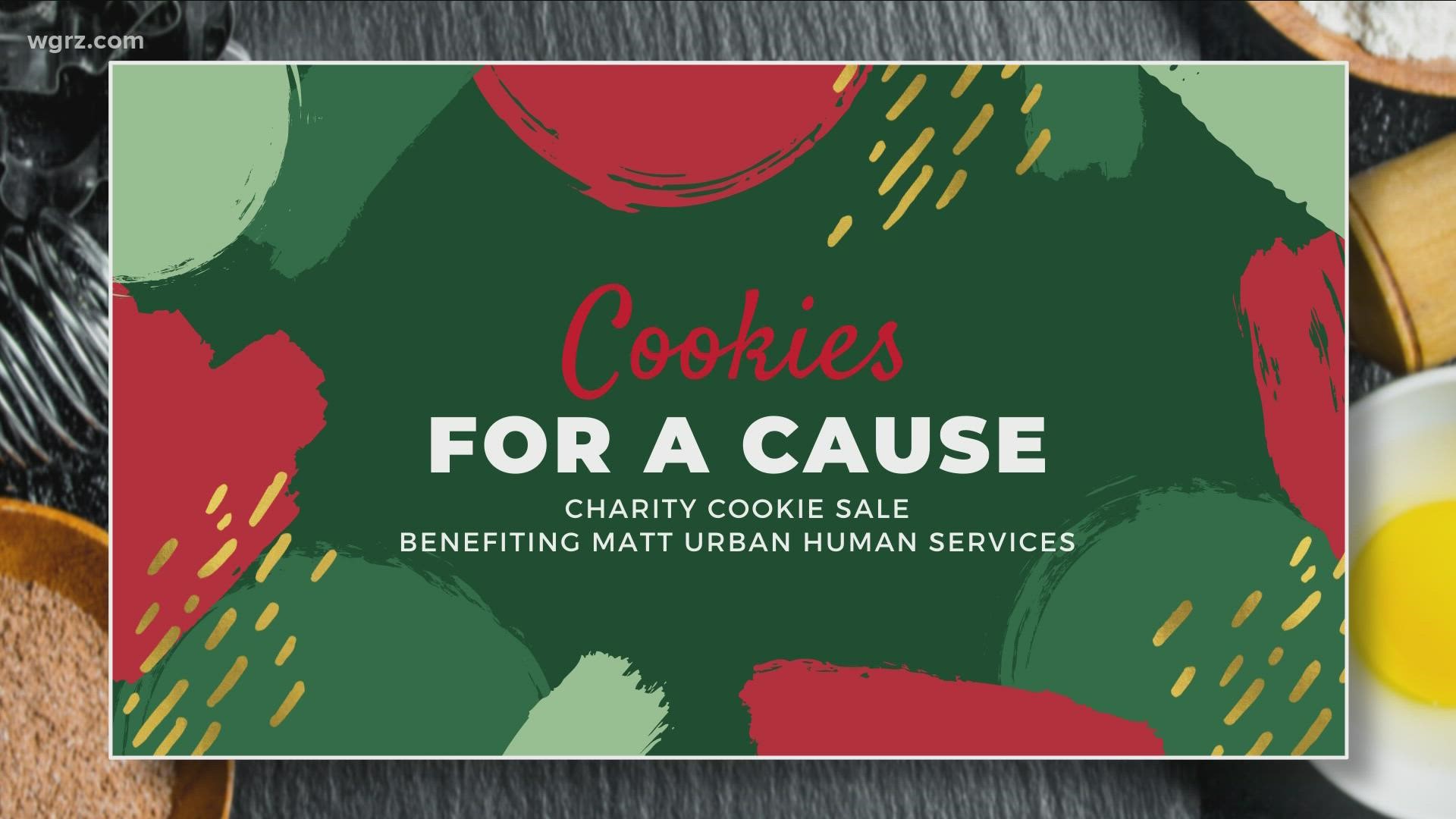 The charity cookie sale benefits Matt Urban Human Services.