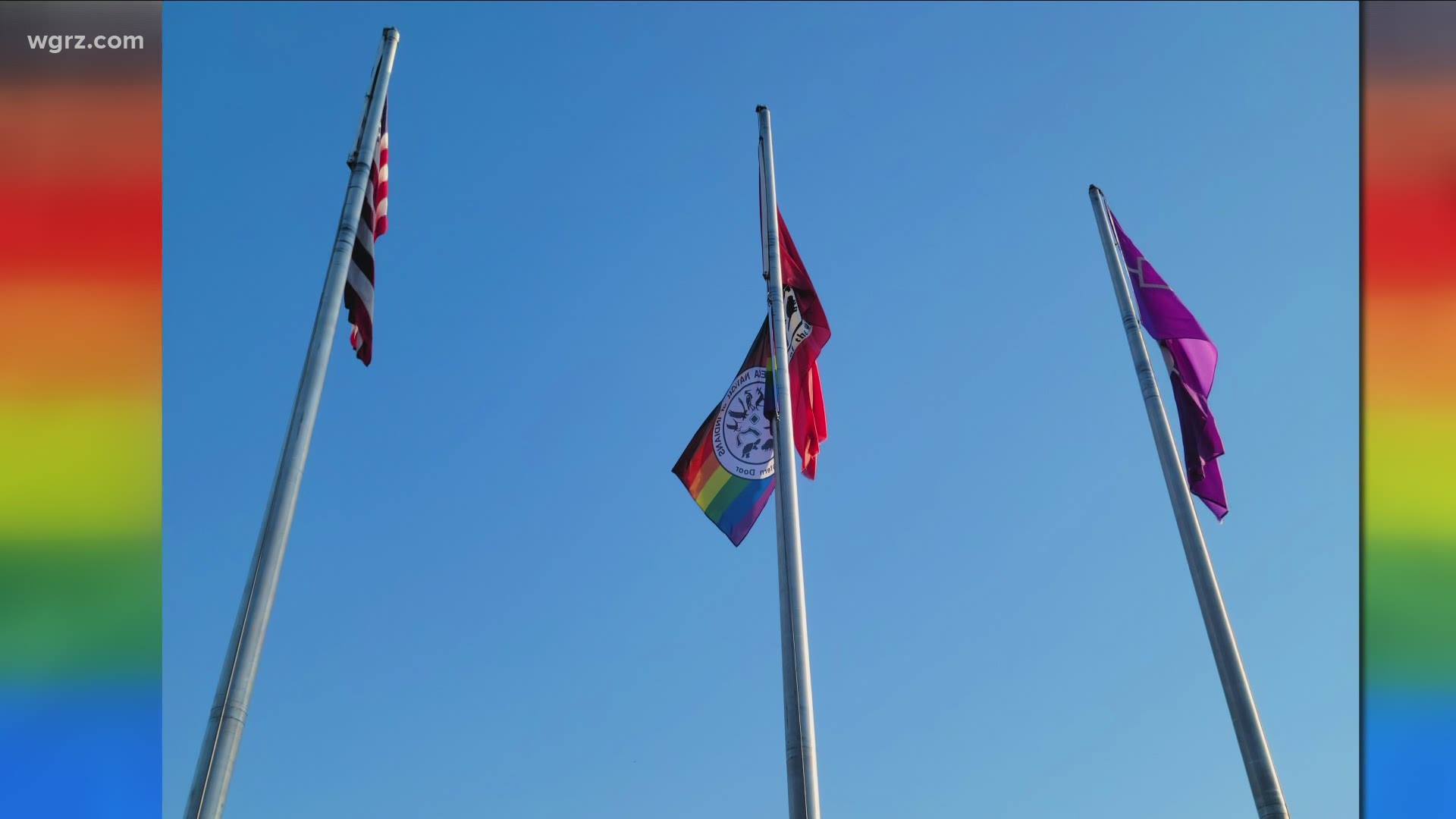 Two-Spirit People Pride Flag Officially Flying Over Seneca Nation