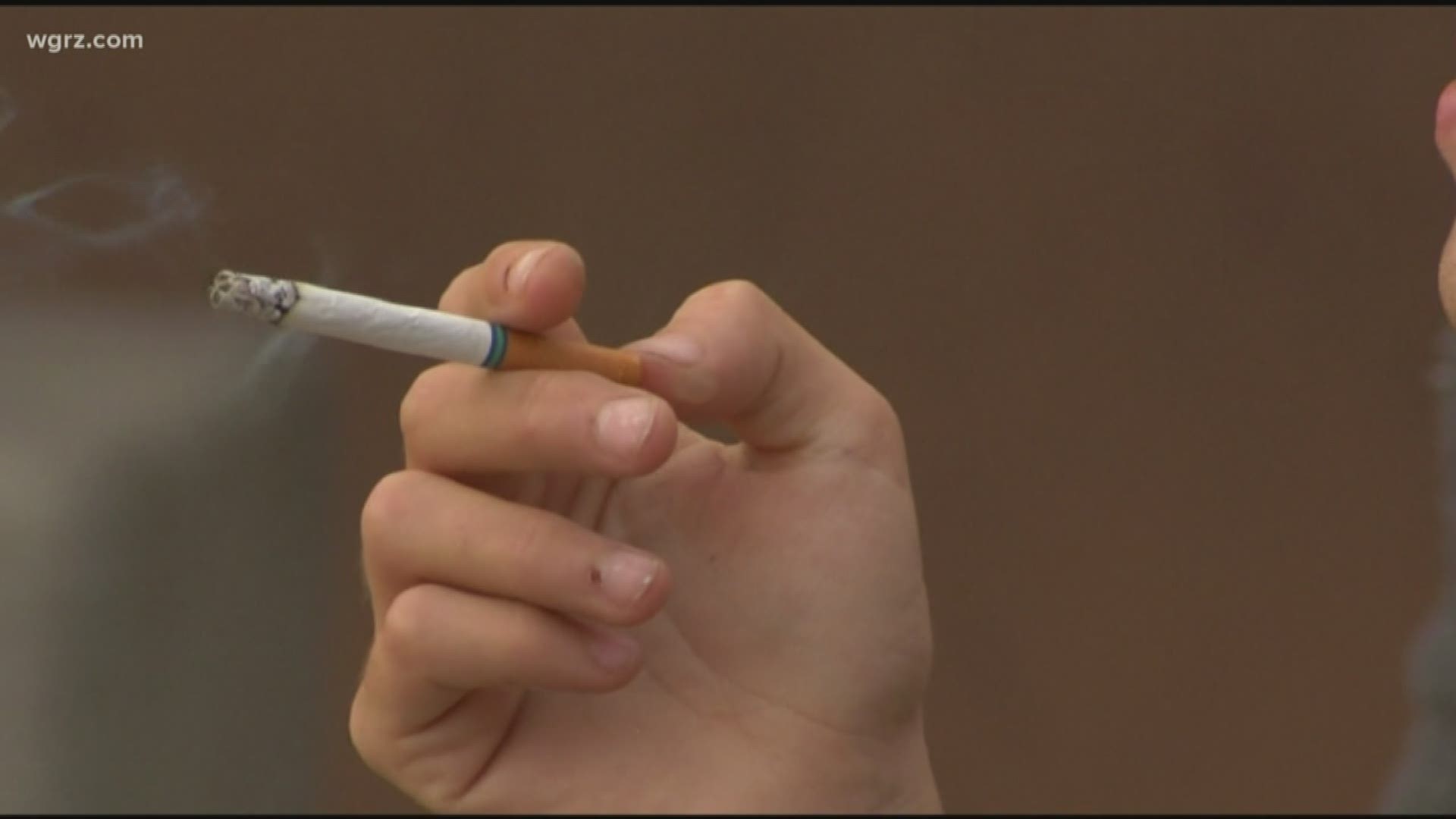 that bans anyone under 21 from buying traditional cigarettes "or" e-cigs... and vaping products.
It'll take effect November 13-th.
