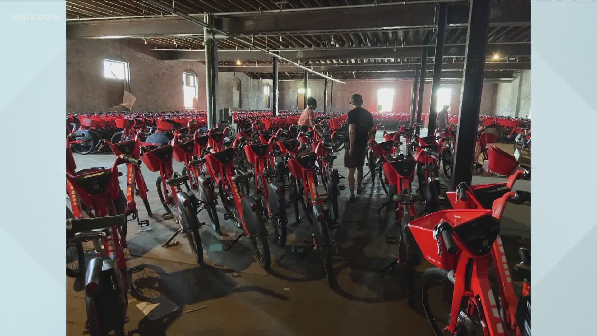 Buffalo-based organization Shared Mobility recently secured a donation of thousands of e-bikes once owned by Uber