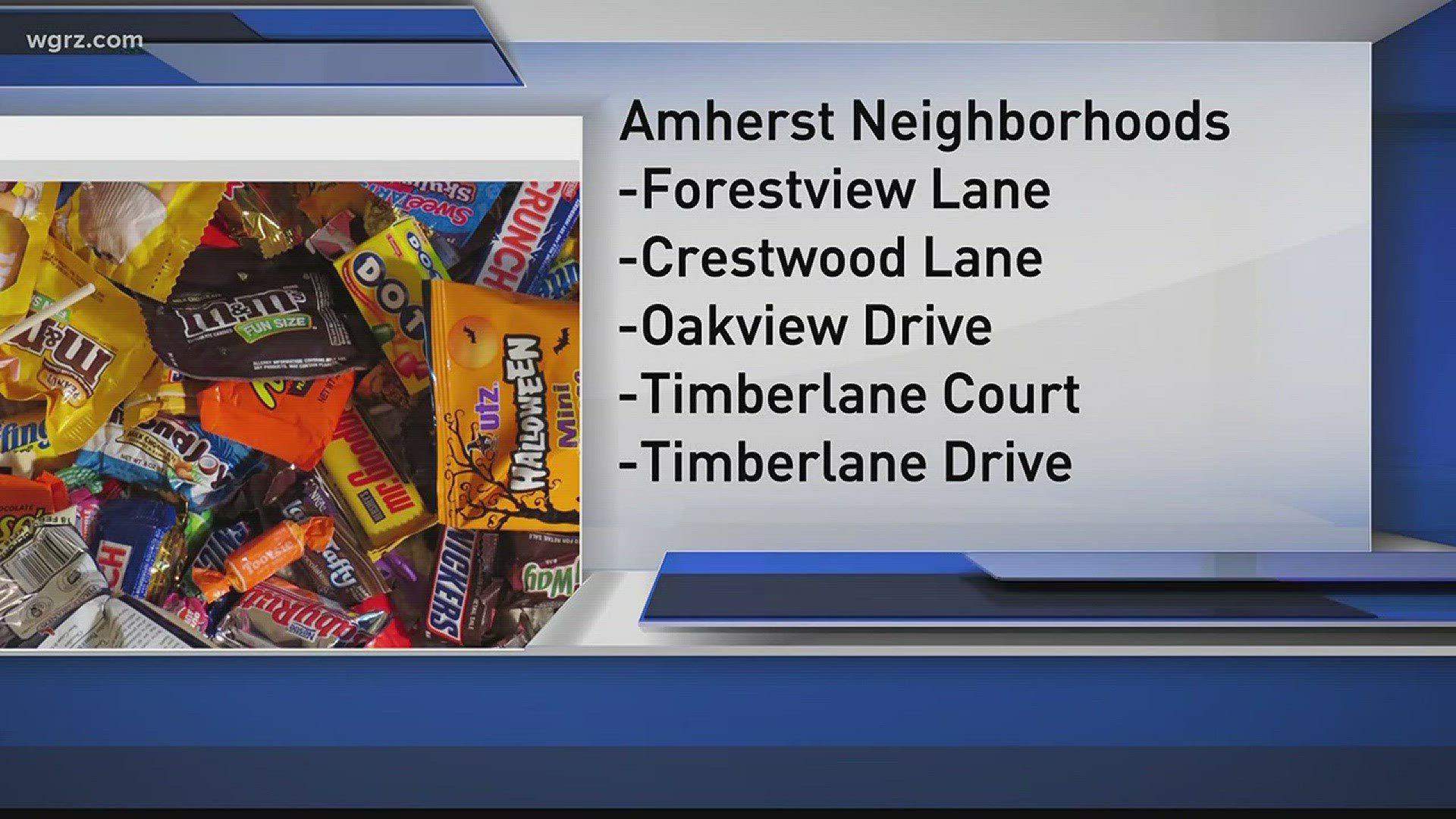 Parents in part of Erie County are being warned to check their kids' Halloween candy