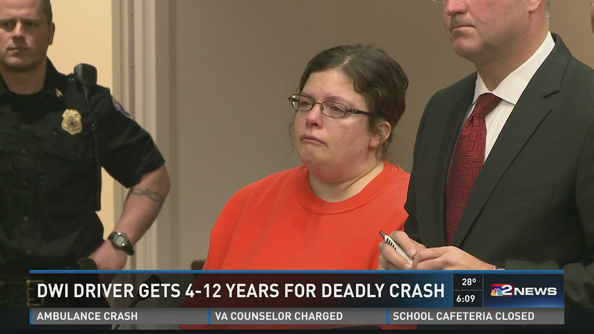 DWI Driver Gets 4-12 Years For Deadly Crash