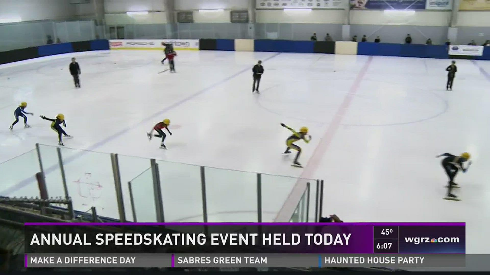 Annual Speedskating Event Held Today