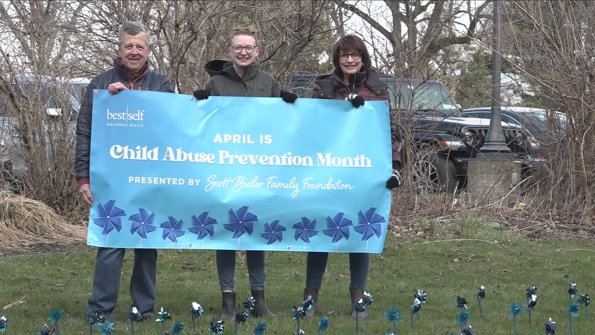April is Child Abuse Prevention Month, and today Best Self unveiled a powerful display to raise awareness