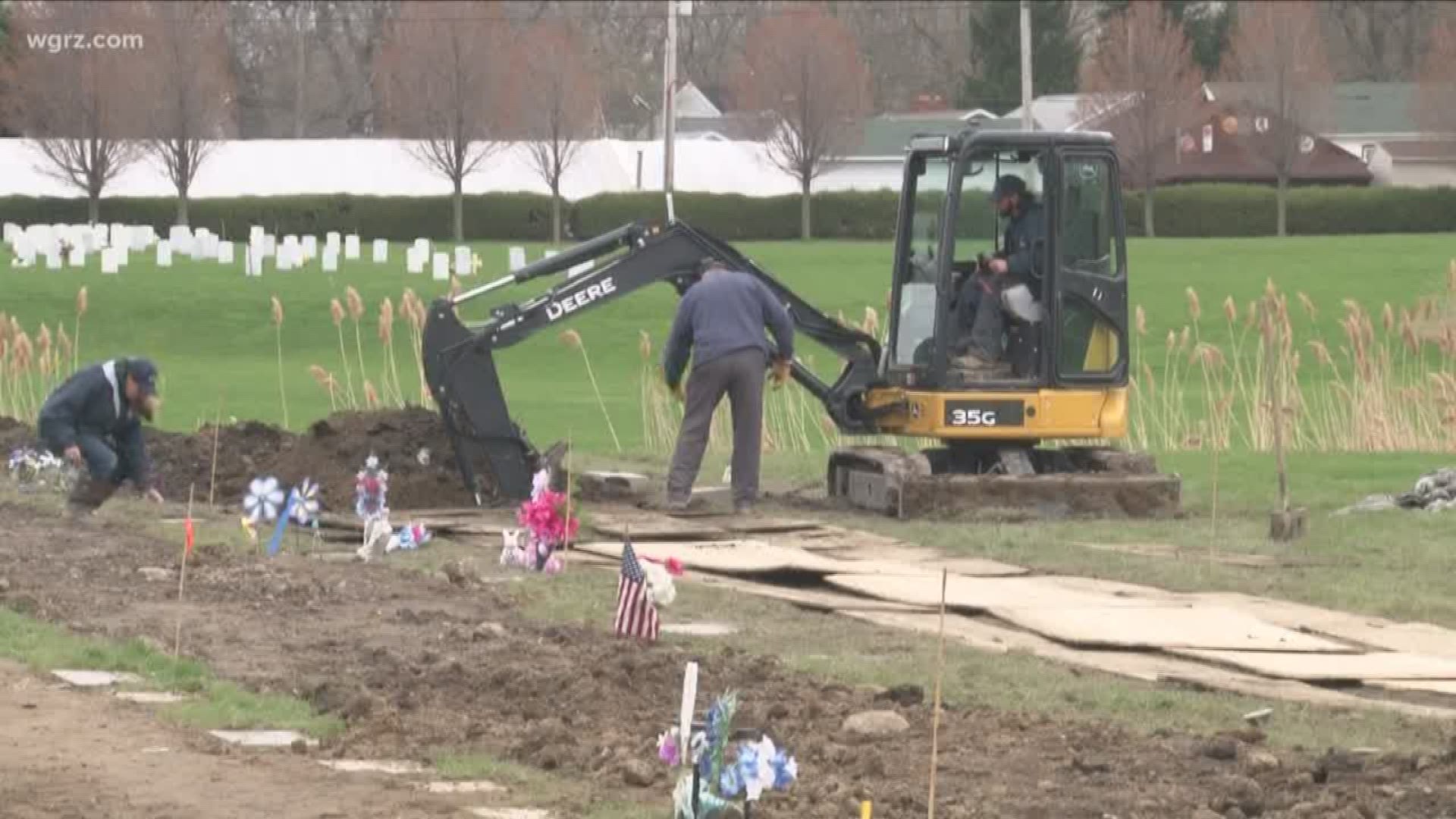 220 graves are being moved.