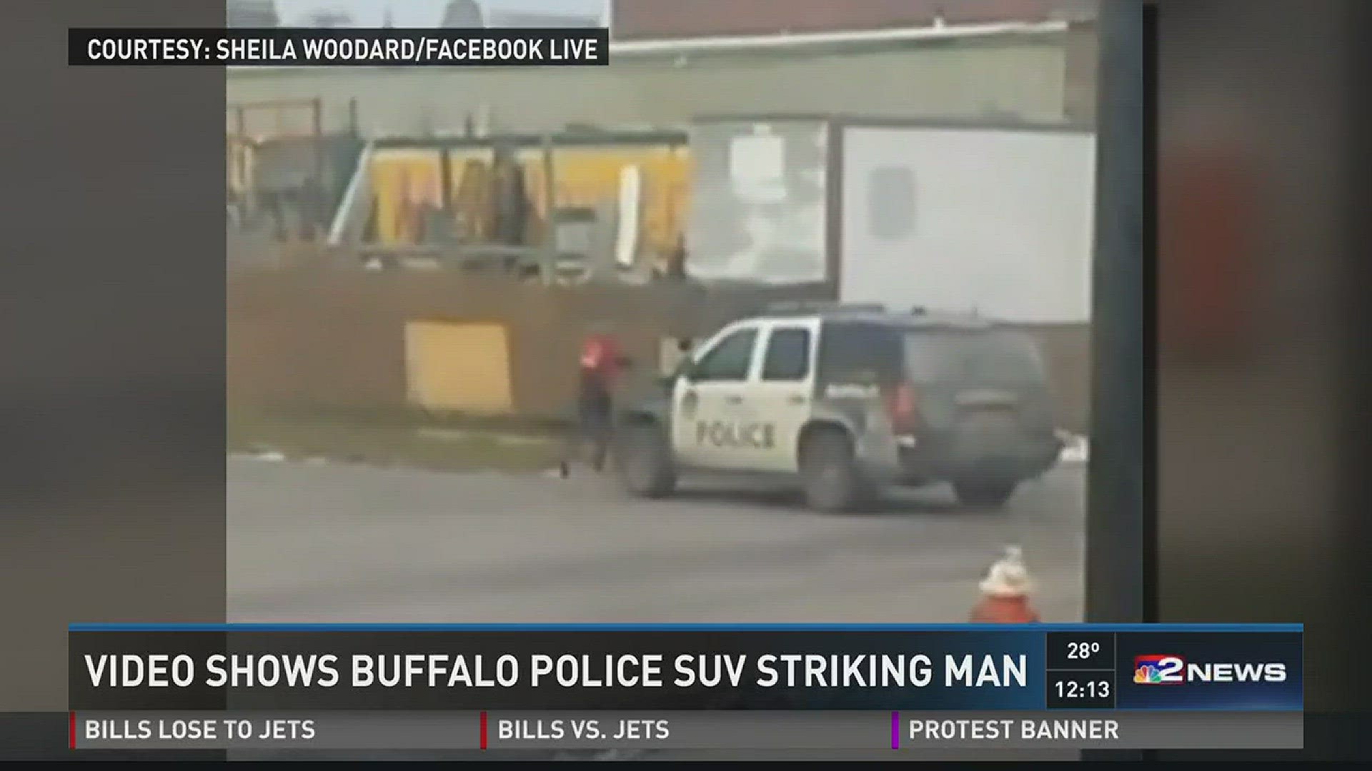 Video Shows Buffalo Police SUV Striking Subject